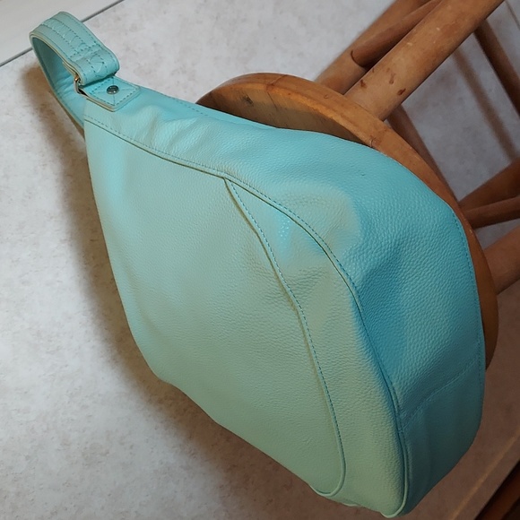 Jewel Thirty One Light Mint Green Faux Leather Shoulder Hobo Bag NWT. - Picture 4 of 8